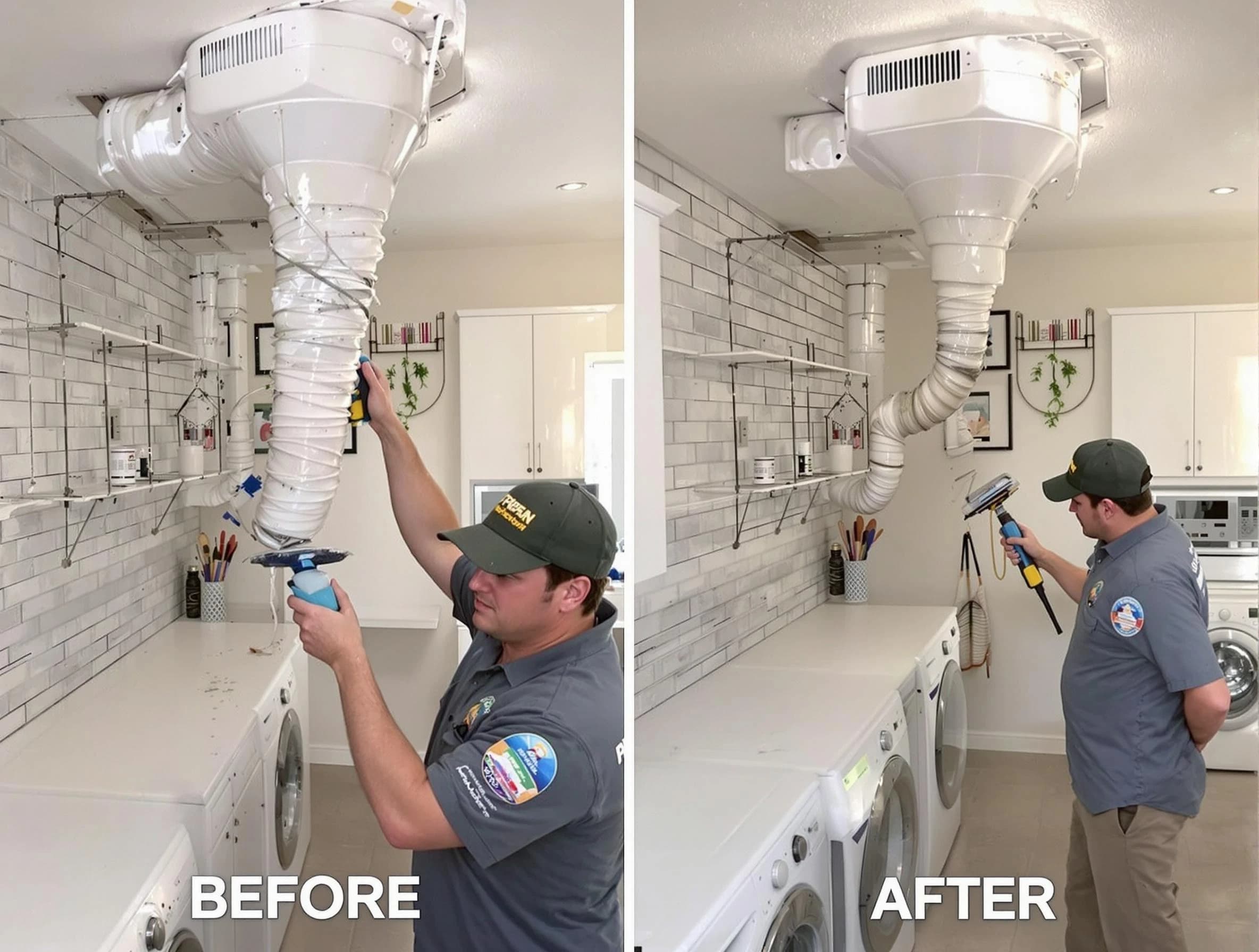 Professional dryer exhaust vent cleaning by Mount Juliet Dryer Vent Cleaning in Mount Juliet